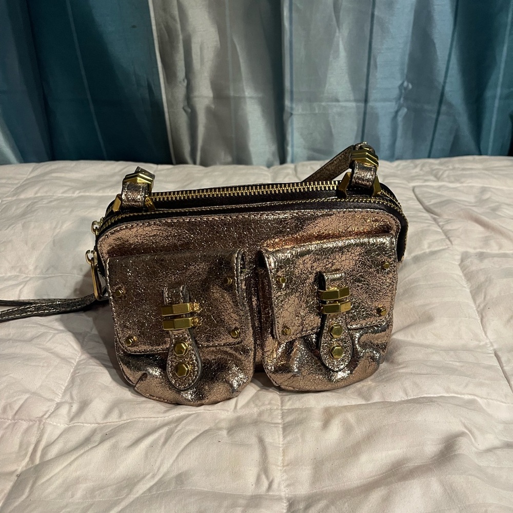 orYANY Crossbody Handbag .. Carried once.. Rosegold in color
